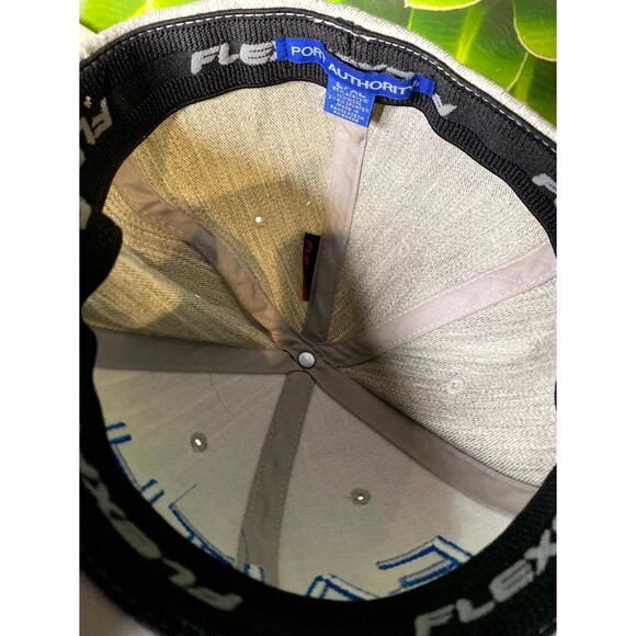 FAITH Christian Hat Sz. L/XL Flex Fit Port Authority Hat Grey Baseball Cap - Picture 7 of 7